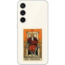 Dali Design Samsung Galaxy S23 Uyumlu Şeffaf Kılıf Tarot The Emperor Tasarımlı