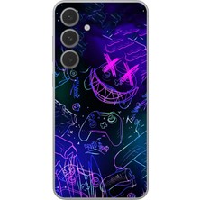 Dali Design Samsung Galaxy S24+ Uyumlu Şeffaf Kılıf Grafiti 4 Tasarımlı