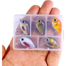 Alien Outdoor Sports 5 Adet Mini Biyonik Sert Yem Tuzlu Su Tatlı Su Balıkçılık Minnow Crankbaits Wobbler Yapay LURES-008-2 (Yurt Dışından)