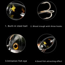 Alien Outdoor Sports 3.8 cm Biyonik Böceği Balıkçılık Cazibesi 4g Sert Yem Crankbait Olta Takımı-6 (Yurt Dışından)