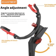 Alien Outdoor Sports Z339 Çok Fonksiyonlu Olta Rafı 360 Derece Ayarlanabilir Tek Taret Olta Kamışı Tutucu (Yurt Dışından)
