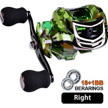 Alien Outdoor Sports Proberos DW131 18+1bb Metal Baitcasting Makarası Yüksek Mukavemetli Balıkçılık Makarası-Sağ El (Yurt Dışından)
