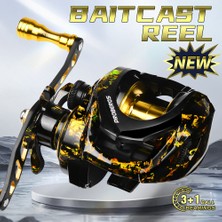 Alien Outdoor Sports Proberos VHA120 7.2:1 Manyetik Fren Sistemli Yüksek Hızlı Baitcasting Makarası, Balıkçılık Makarası-Sağ El (Yurt Dışından)