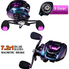 Alien Outdoor Sports Proberos DW139 7.2:1 Renkli Metal Baitcasting Makarası, Ultra Hafif Balıkçılık Makarası-Sağ El (Yurt Dışından)