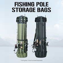 Alien Outdoor Sports Leo 28260 Olta Kamışı Tek Omuz Çantası 600D Oxford Kumaş Olta Taşıma Çantası-Ordu Yeşili (Yurt Dışından)