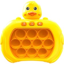 Elektronik Popit Quick Push Konsol Pop-It Işıklı Oyun 200+ Level