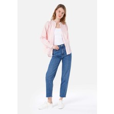 Straight Fit   Kadın İndigo Jean Pantolon