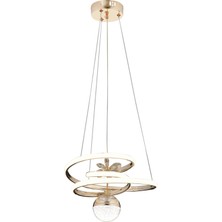 Begüsa Harlem 3 Renk Ledli Avize Gold Kaplama No:05