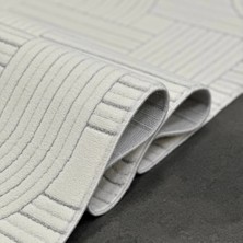 Lavinia Koleksiyonu Modern ve Zarif Desenli Mikrofiber Halı