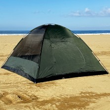 Monicamp 8 Kişilik Kamp Çadırı Aile Boy 3 Mevsim Çift Katmanlı Çift Renk Kumaş 300CM x 355CM x 175CM