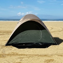 Monicamp 8 Kişilik Kamp Çadırı Aile Boy 3 Mevsim Çift Katmanlı Çift Renk Kumaş 300CM x 355CM x 175CM