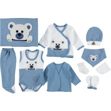 Uni 10 Lu Organik Panda Lüx Zıbın Set Hastane Çıkışı Hediyelik