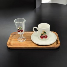 Yzhome Akasya Dikdörgen Sunum Servis Tabağı Tabak 25*14 cm