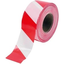 Geylani Ikaz Bantı Emniyet Şeridi Kırmızı Beyaz Büyük Boy 200M x 6cm