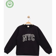 Erkek Çocuk %100 Pamuklu Nakışlı Sweat - Çocuk Giyim