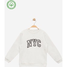 Erkek Çocuk %100 Pamuklu Nakışlı Sweat - Çocuk Giyim