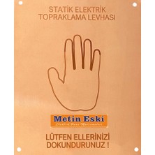 Meepo Statik Elektrik Topraklama Levha Seti 02 (Levha + Topraklama Çubuğu+Topraklama Kablosu 10 Metre +Bağlantı Mlz)