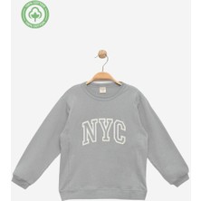 Erkek Çocuk %100 Pamuklu Nakışlı Sweat - Çocuk Giyim