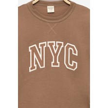 Erkek Çocuk %100 Pamuklu Nakışlı Sweat - Çocuk Giyim