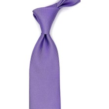 Kravatkolik Lila Düz Mendilli Klasik Kravat KK13163