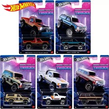 Hot Wheels Tubular Trucks Araba Seti 1/64 Ölçek Metal Gövde ile Gerçekçi Detaylar