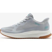 Skechers Bobs Squad 4 - Staple Look Kadın Gri Spor Ayakkabı 117624 Ltgy