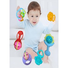 Oyuncak Baby Çıngırak Seti 6 Parça Bebekler Için Güvenli Kullanım