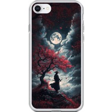 Dali Design iPhone 6 Plus Uyumlu Şeffaf Kılıf Japon Samuray 2 Tasarımlı