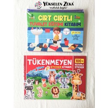 Cırt Cırtlı Tuvalet Eğitimi - Tükenmeyen Sticker Kitabım Seti