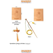 Meepo Statik Elektrik Topraklama Levha Seti 02 (Levha + Topraklama Çubuğu+Topraklama Kablosu 10 Metre +Bağlantı Mlz)