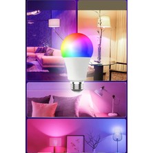 Rgb Modlu Uzaktan Kumandalı LED Ampul Gece Işığı Oyuncu Odaları Için Uygun Ambiyans Ampul