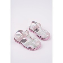 Muggo Slyvester Günlük Önü Kapalı Cırtlı Unisex Çocuk Sandalet