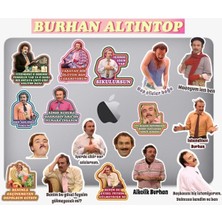 Burhan Altıntop Macbook Notebook Tablet Telefon Ajanda Laptop Defter Sticker Seti