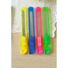 Küçük Maket Bıçağı El Işi Hobi Maket Bıçağı 4 Adet Falçata Tesisat Kablo Hobi Bıçağı