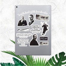 Atatürk Sticker Seti, Çıkartma, Ajanda Bujo Scrapbook Kolaj Etiket Bullet Journal
