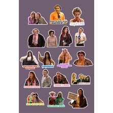 Avrupa Yakası 27 'li Laptop Notebook Tablet Sticker Seti