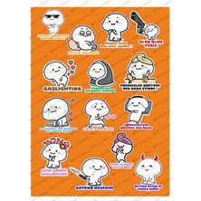 Qubby Sticker Macbook Notebook Tablet Telefon Ajanda Laptop Defter Sticker Seti