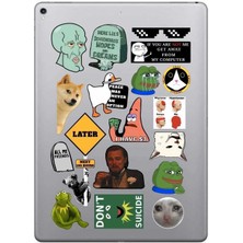 Internet Temalı Laptop Notebook MacBook Matara Defter Kitap Tablet Sticker Seti