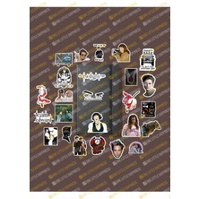 Alacakaranlık / Twinligth Sticker Seti Bullet Journal Defter Çıkartma Ajanda Laptop Etiket