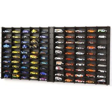 1/64 Ölçek Oyuncak Hobi Koleksiyon 100 Araçlık Set Model Oyuncak Araba Rafı