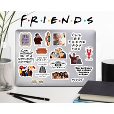 Friends Seri 2 Defter Suluk Laptop Notebook Tablet Telefon Kılıf Sticker Seti