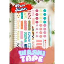 Washi Tape Temalı Bulletjournal Sticker Set