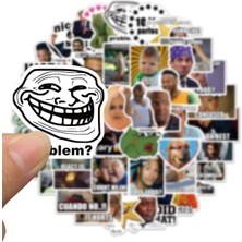 Komik Mem Çıkartma 1. Seri Laptop Notebook Telefon Kılıfı Sticker Paketi