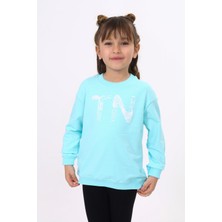 Toontoy Kız Çocuk Baskılı Sweatshirt