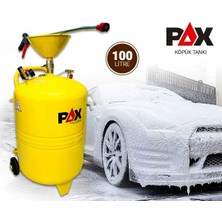 Pax Bıgworker Profesyonel 3'lü Set 200 Bar Yıkama 100 Litre Köpük Tankı ve Bez Sıkma Merdanesi Seti