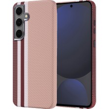 Zenith Works Galaxy S24 Fe Kılıf Magsafe Şarj Özellikli Karbon Fiber Görünümlü Zore Nekst Kapak