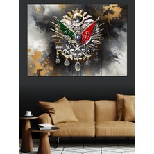 Osmanlı Tuğrası Dekoratif Kanvas - Mdf Ahşap Tablo