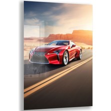 Exel Home Arabalar Cam Tablo - Karışık - Dikey Motif 01-012