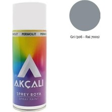 Akçalı Tampon Sprey Boya 400 Ml/ Gri  306-RAL 7001