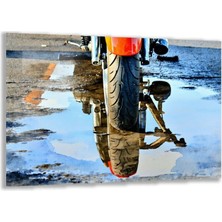 Exel Home Arabalar Cam Tablo - Motosikletler - Yatay Motif 04-015